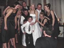 Having fun with photographer